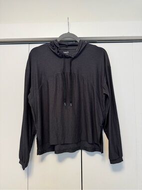 Old Navy Cloud 94 Go-Dry Activewear Hoodie Size XS Charcoal Grey Wicking